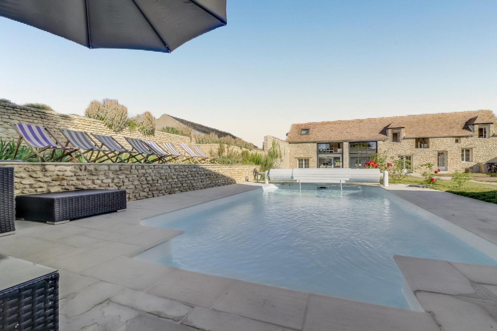 Incroyable Villa A Amponville Avec Piscine Privee. ภายนอก รูปภาพ